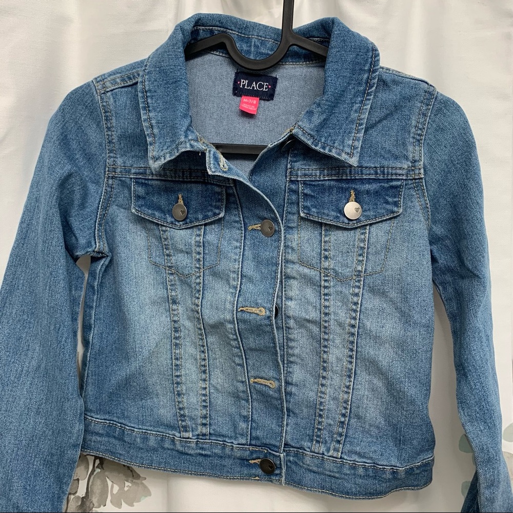 Childrens Place girls denim jacket